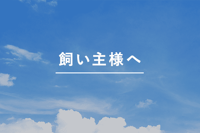 飼い主様へ