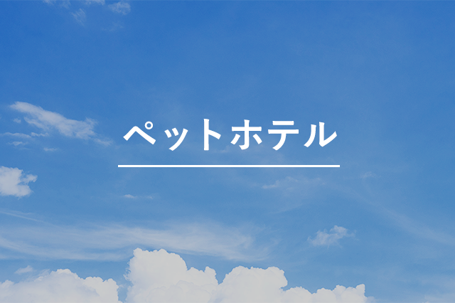 ペットホテル